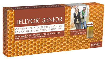 Jellyor Senior Eladiet 20 viales de Jalea Real Energética