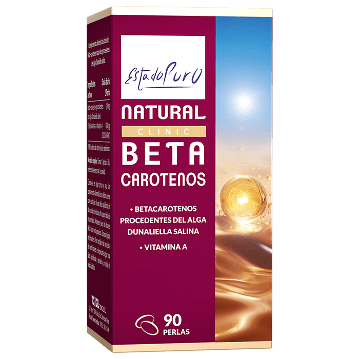 Beta Caroteno Natural en Perlas - 90 Cápsulas Antioxidantes