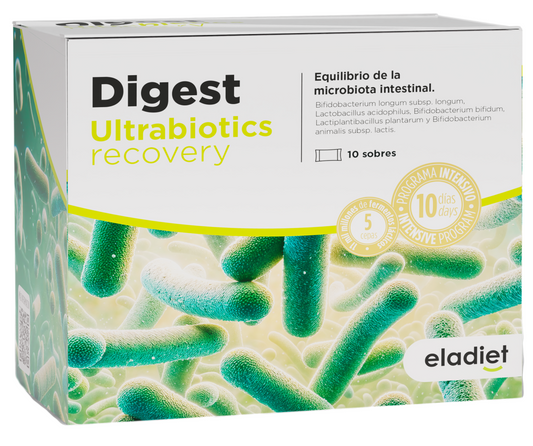 Digest Ultrabiotic Recovery de Eladiet - 10 sobres probióticos