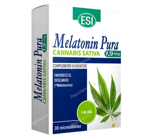 TREPAT DIET-ESI MELATONIN PURA 1,9 MG + CANNABIS 30 TABLETAS