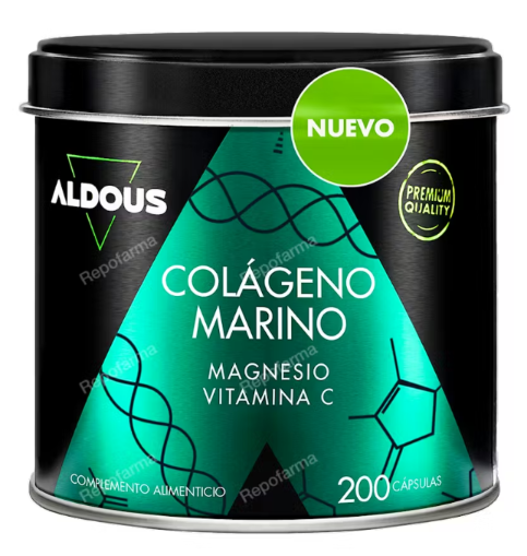 COLAGENO HIDROLIZADO PURO CON MAGNESIO Y VITAMINA C 200 CAP
