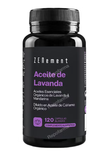 ACEITE DE LAVANDA CON MANDARINA-CAÑAMO 120 caps. - ZENement