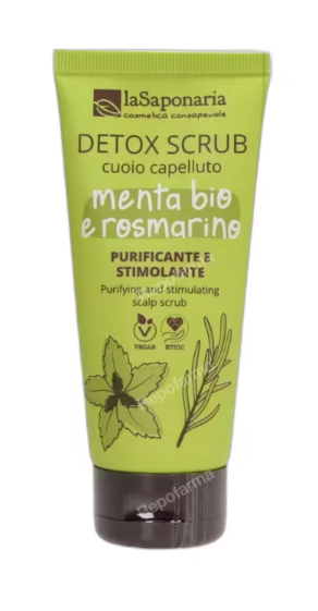 DETOX exfoliante cuero cabelludo menta-romero 100 ml.