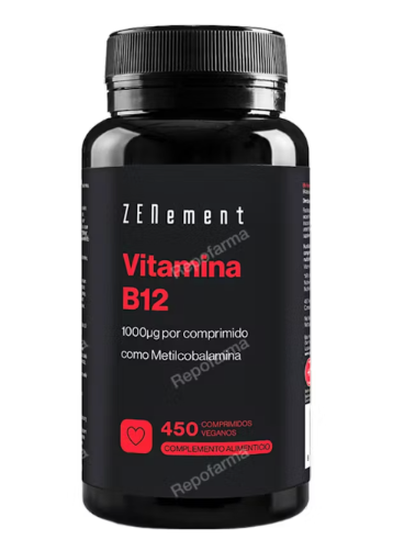 VITAMINA B12 450 comp veganos - Zenement