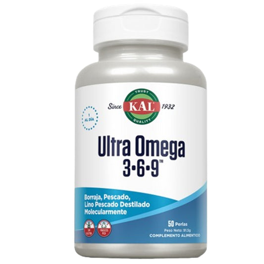 Omega 3-6-9 Ultra SinGluten 50 Perlas Kal