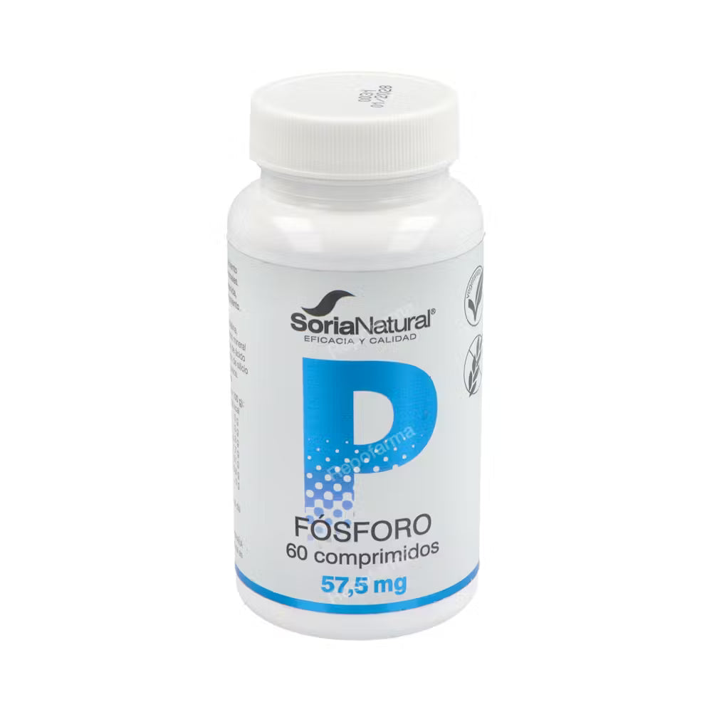 FOSFORO liberacion sostenida 1450mg 60comp. Soria Natural