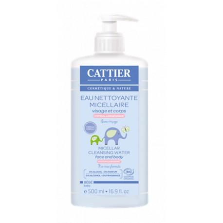 AGUA LIMPIADORA MICELAR BEBE cara/cuerpo 500ml