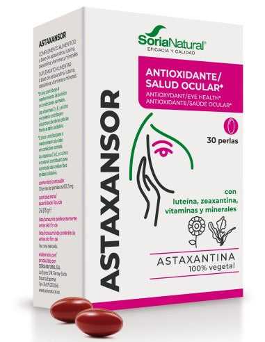 Astaxansor 30 perlas. Soria Natural