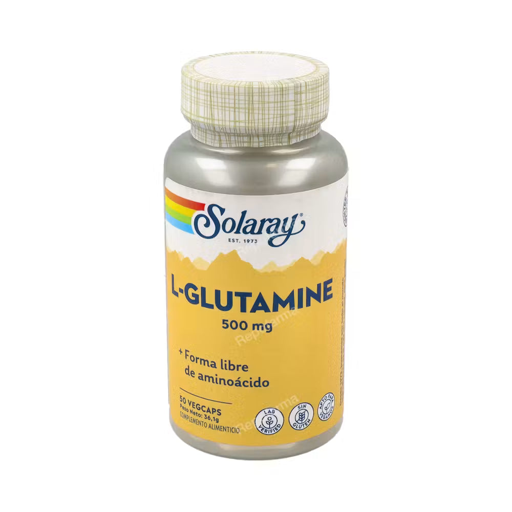 L-Glutamine 500mg 50vcaps Solaray