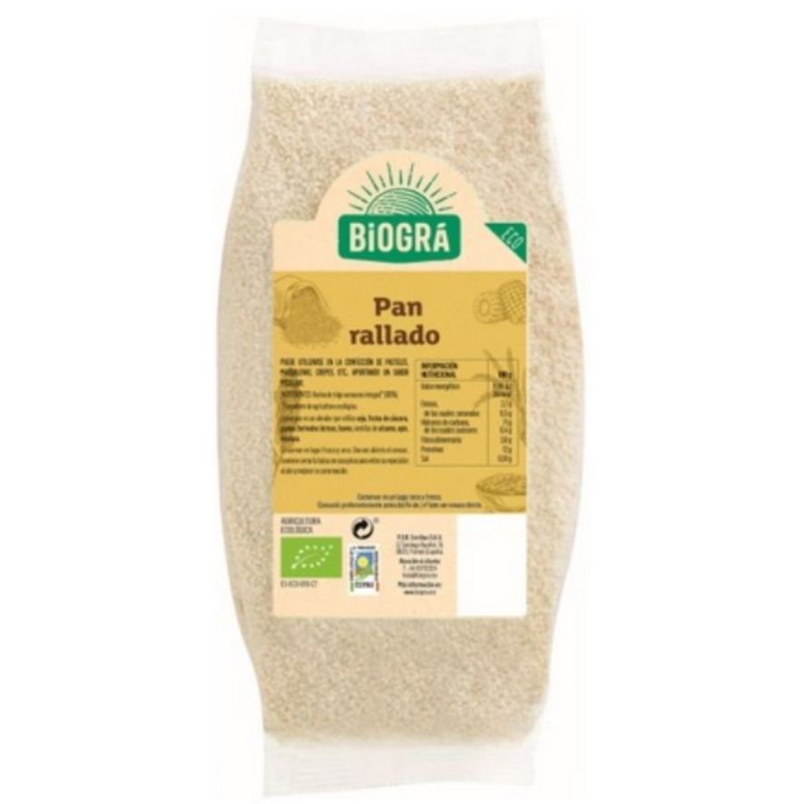 Pan Rallado Eco Vegan 250g Biogra