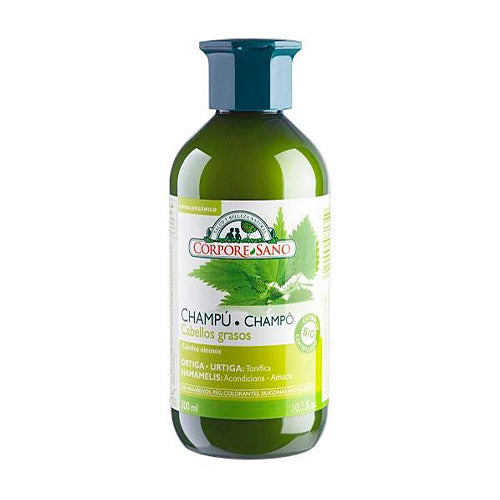Champú ahorro cabello graso con ortiga y hammamelis 500ml CORPORE SANO