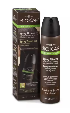 BIOKAP SPRAY RETOQUE cascaño oscuro 75ml.