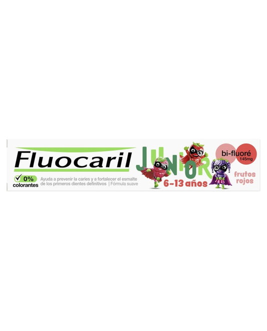 FLUOCARIL JUNIOR GEL frutos rojos dentifrico 75ml.