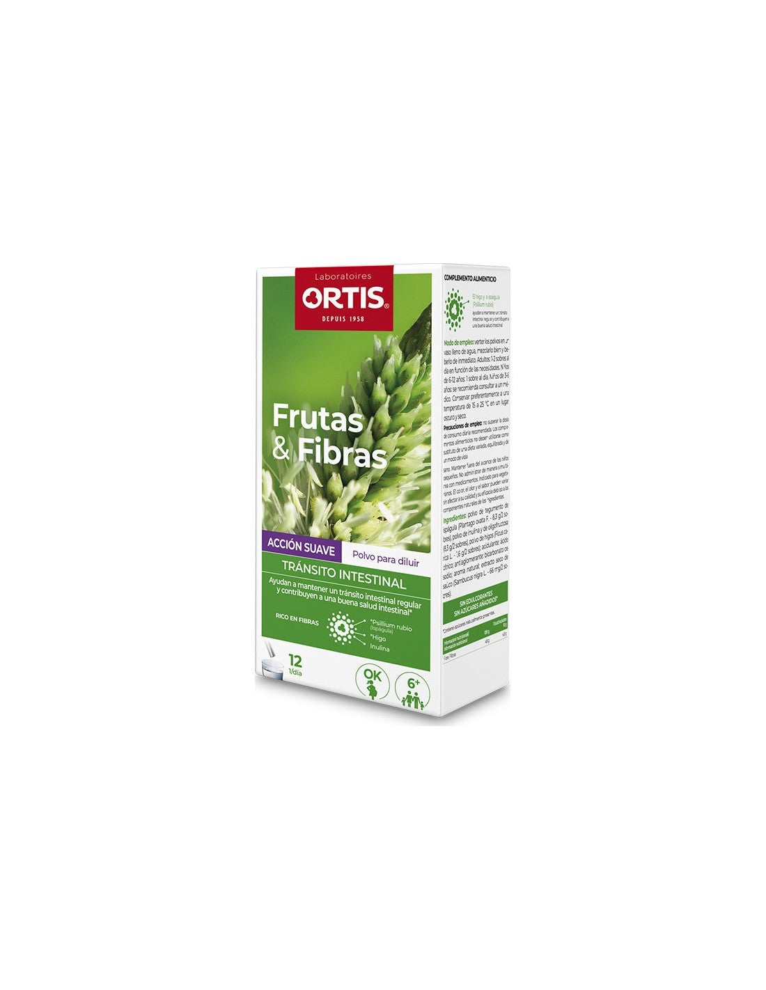 Frutas & Fibras Accion Suave 10 G X 12 Sobres