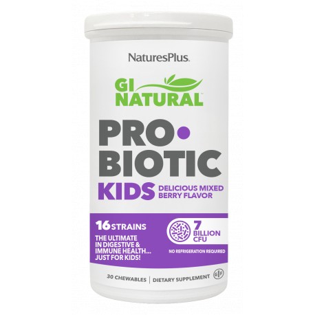 GI NATURAL PROBIOTIC KIDS 30 comp. mastic.