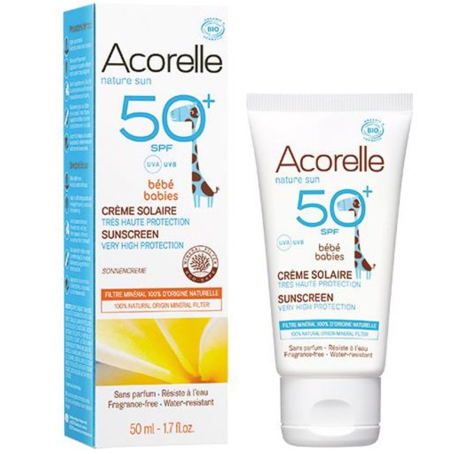 Crema Solar Bebe SPF50 Plus Bio 50ml Acorelle