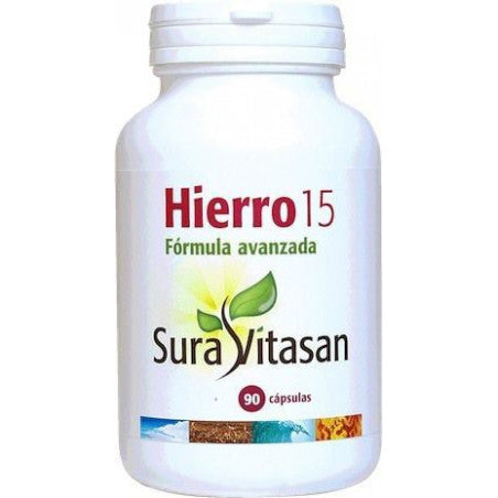 Hierro 15 90caps sura vitasan