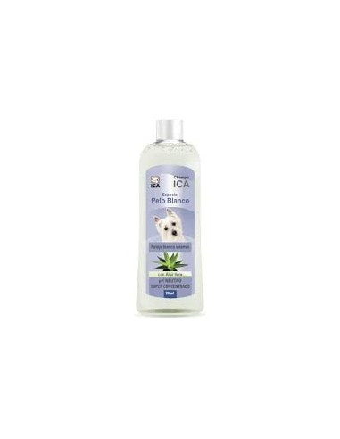 Champu para Perros Pelo Blanco 400Cc Con Aloe Vera