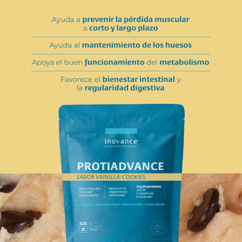 INOVANCE PROTIADVANCE SABOR VAINILLA-COOKIES 525 G