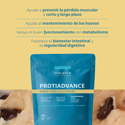 INOVANCE PROTIADVANCE SABOR VAINILLA-COOKIES 525 G
