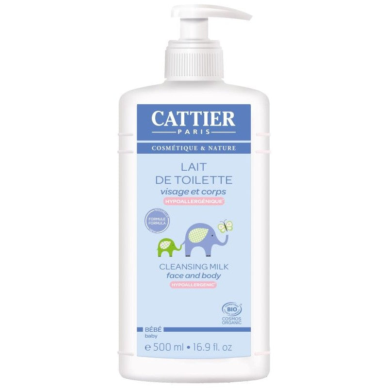 LECHE HIDRATANTE Y LIMPIADORA BEBE cara/cuerpo 500ml