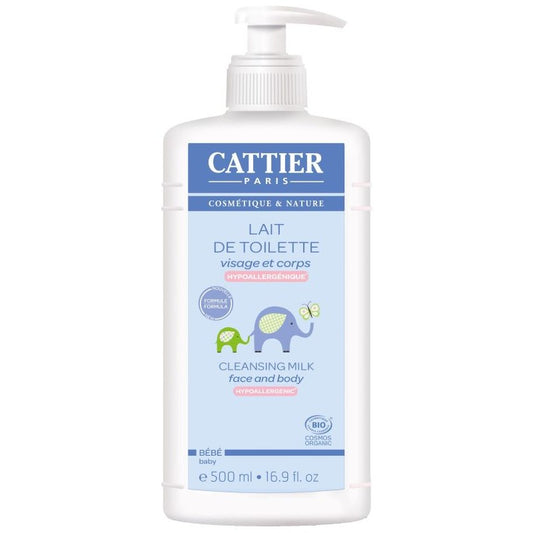 LECHE HIDRATANTE Y LIMPIADORA BEBE cara/cuerpo 500ml