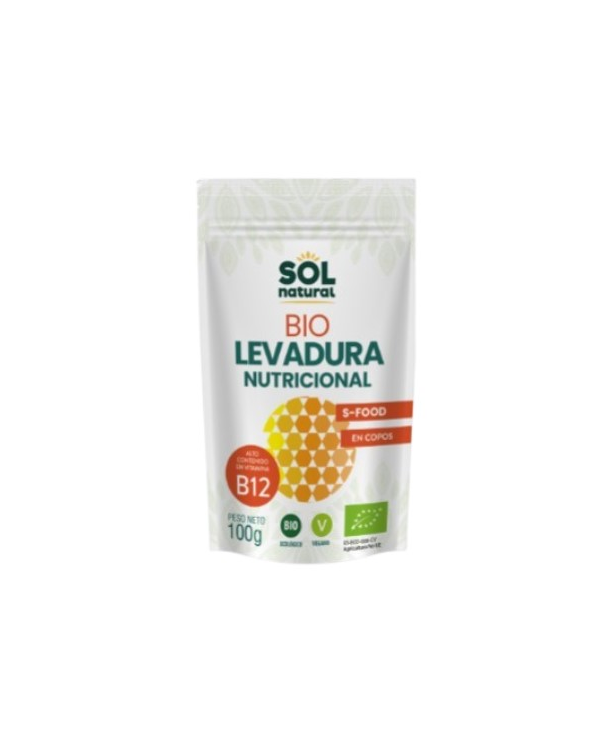 Levadura nutricional+b12 bio 100gr. Sol Natural
