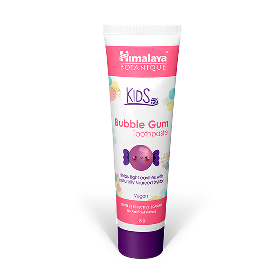 Pasta Dentífrica Kids Bubble Gum (sabor chicle) - 80gr. HIMALAYA