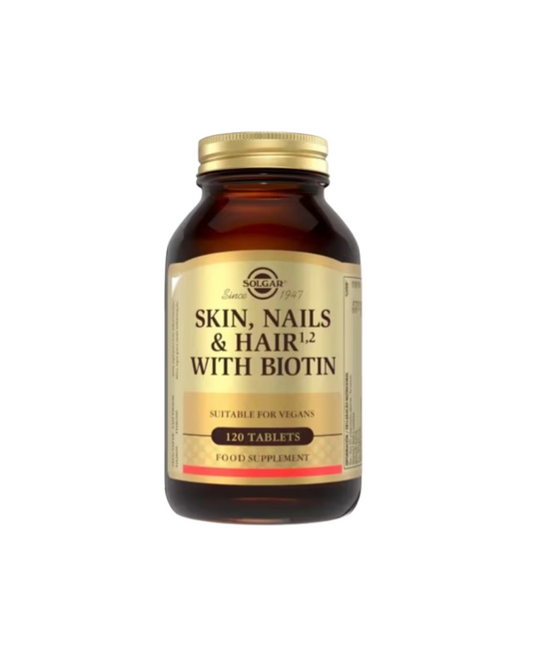 Pelo piel uñas biotina 120cap solgar