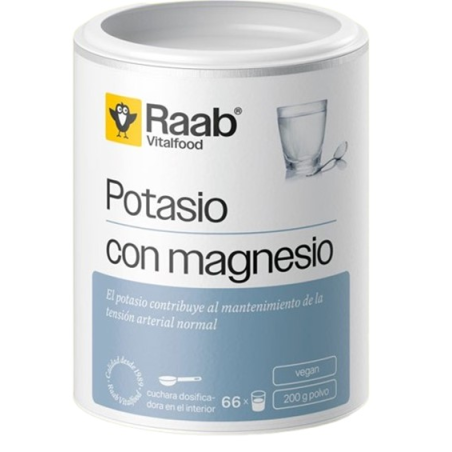 POTASIO CON MAGNESIO EN POLVO 200GR  raab
