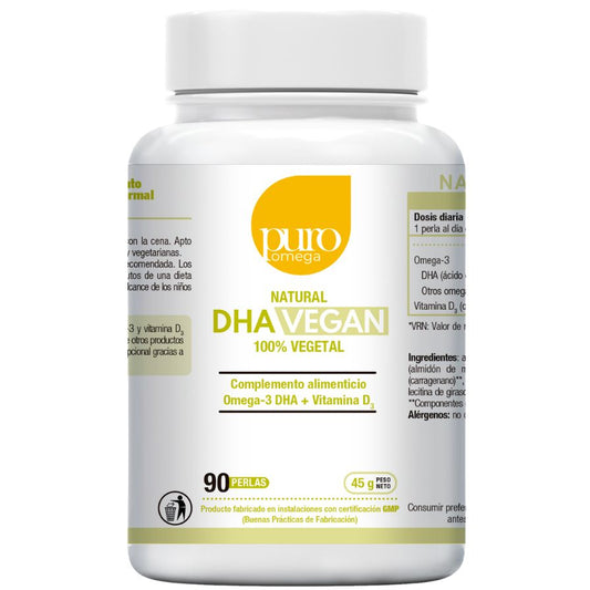 Natural DHA Vegan Beps 90 perlas Puro Omega