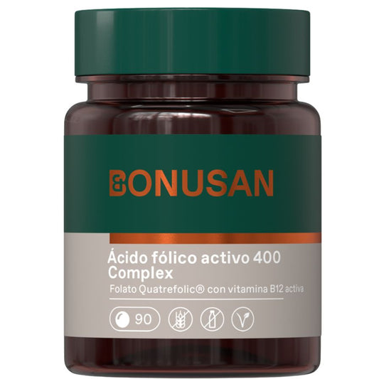 Acido Folico Activo 400 Mcg Plus 90comp Bonusan