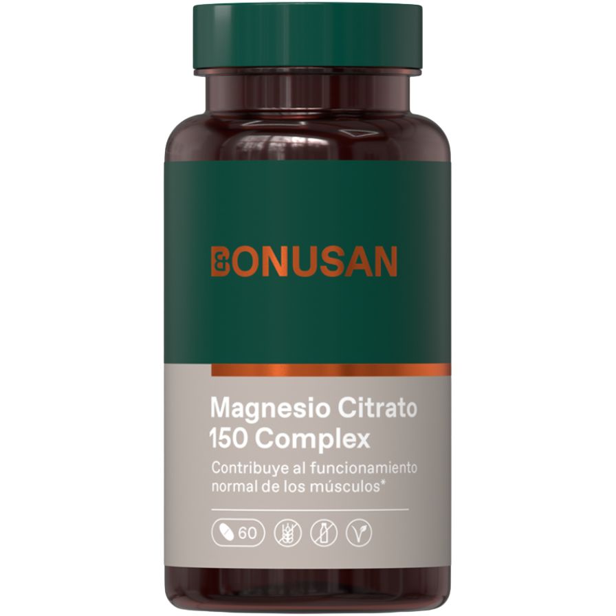 Citrato De Magnesio 150Mg Plus 60comp Bonusan