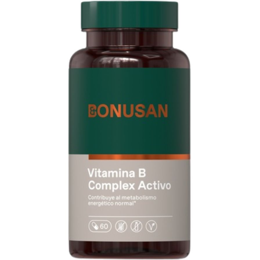 Vitamina B Complejo Activo 60caps Bonusan