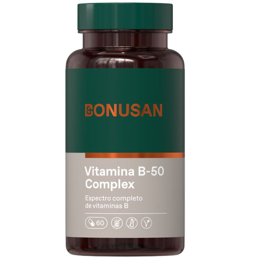 Vitamina B-50 Complejo 60caps Bonusan