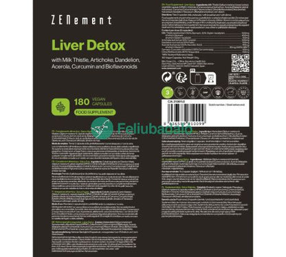 Detox Higado 180caps ZENement