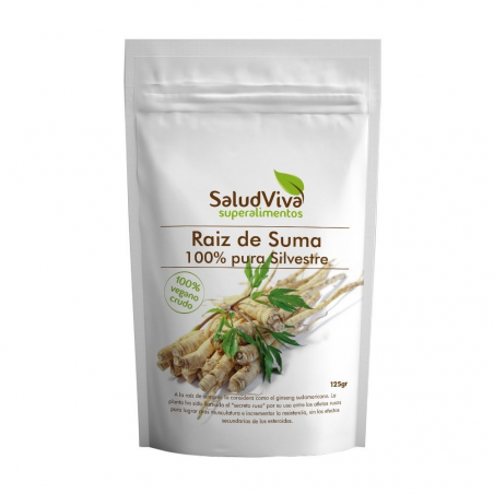 Raiz de suma polvo 100% pura silvestre - 125gr. Salud Viva