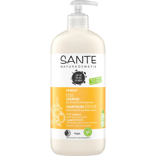 Champu Reparador Family Oliva y Proteina Vegan 500ml Sante