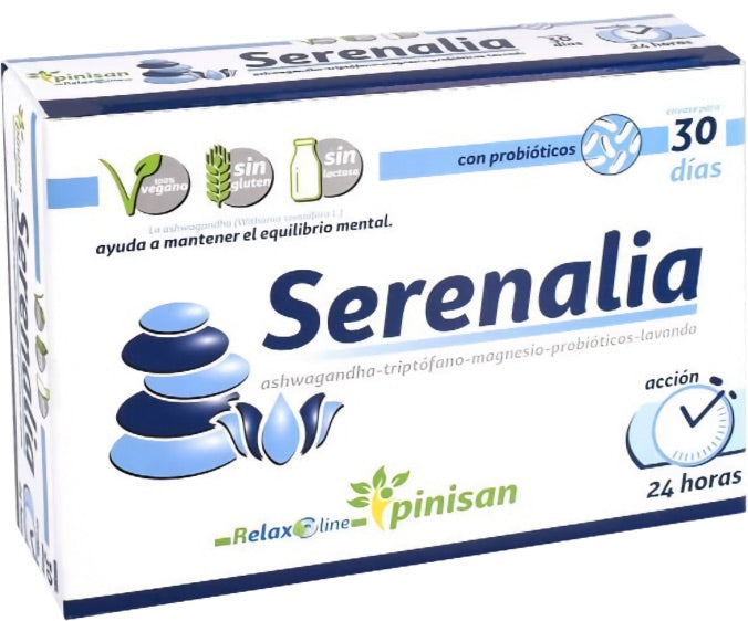 Serenalia Pinisan 60 Cápsulas Antiestrés con Ashwagandha y Magnesio