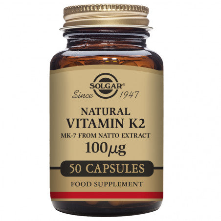 Vitamina k2 100mg - 50cap. Solgar