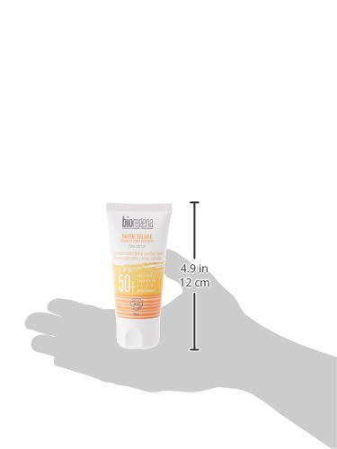 BIOREGENA - Bálsamo solar BIO, factor de protección 50+, rostro y zonas delicadas, tubo 40 ml.