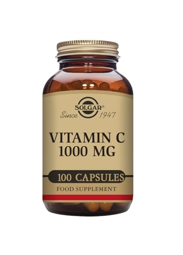 Solgar - Vitamina C 1000 Mg - Ayuda a tu sistema inmunológico y a tus defensas - 100 Cápsulas vegetales