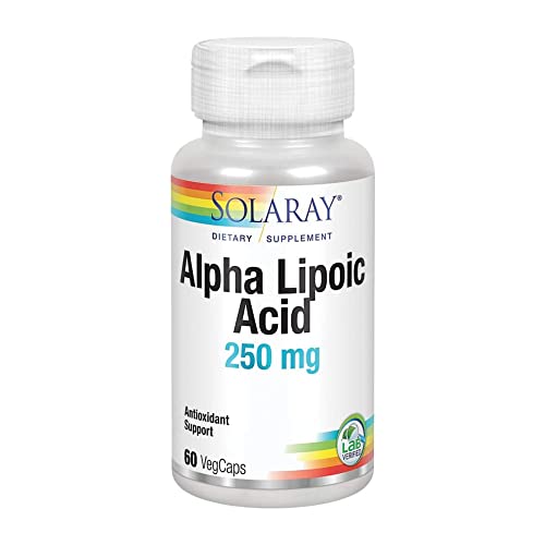 Solaray Alpha Lipoic Acid 250mg | Ácido Alfa Lipoico | 60 VegCaps