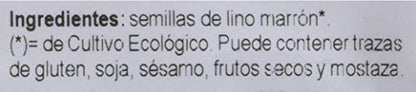 El Granero Integral SEMILLAS DE LINO MARRÓN BIO 400 gr