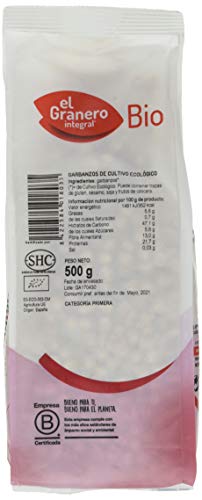 GRANERO INTEGRAL Garbanzos biológicos 500 gr (00226076)