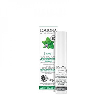 LOGONA Stick Stop Granos Menta ACIDPO SALIC 6ml, Negro, Estandar