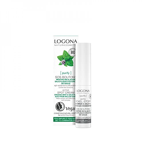 LOGONA Stick Stop Granos Menta ACIDPO SALIC 6ml, Negro, Estandar