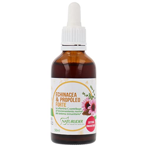 Naturlider - Echinacea & Propóleo Forte, Ayuda a las Defensas Naturales del Cuerpo - 50 mililitros