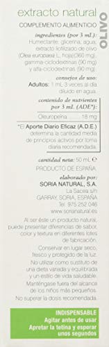 Soria Natural Extracto Olivo Xxi, 50 ml - Pack de 2