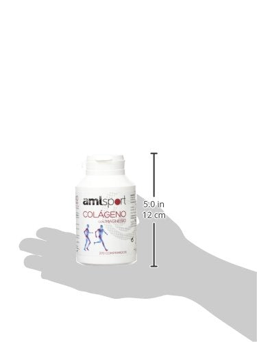 AMLsport - Colágeno con magnesio – 270 comprimidos articulaciones fuertes. Regenerador de tejidos con colágeno hidrolizado tipo 1 y tipo 2. Envase para 45 días de tratamiento.